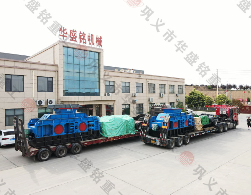 水泥廢料用什么破碎好？就用液壓對輥制砂機(jī)